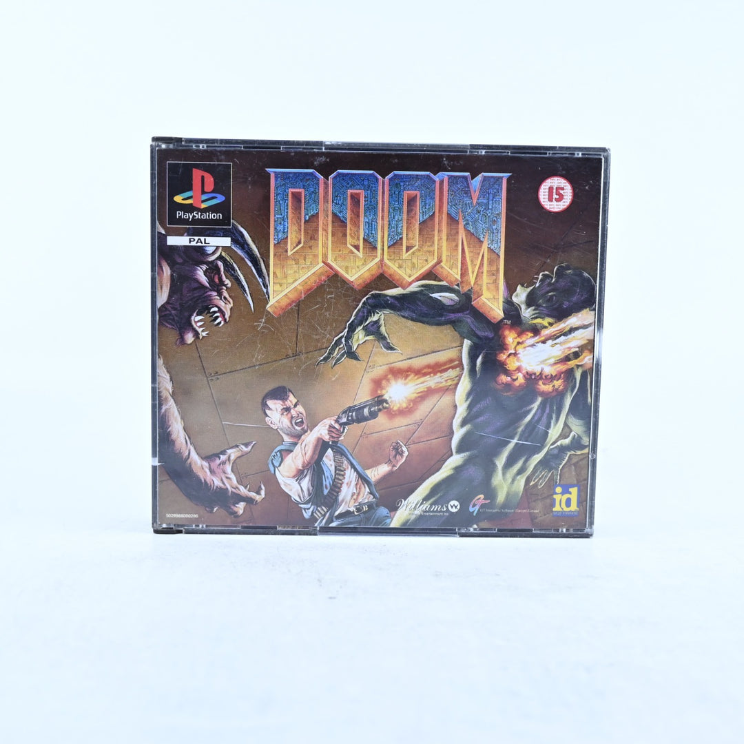 Doom - Sony Playstation 1 / PS1 Game + Manual - PAL - MINT DISC!