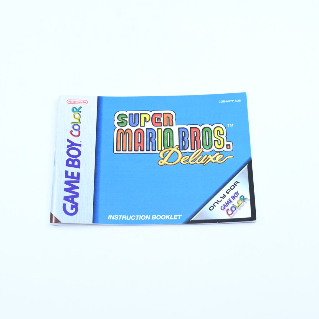 Super Mario Bros. Deluxe - Nintendo Gameboy Color Boxed Game - PAL - NEW BATTERY
