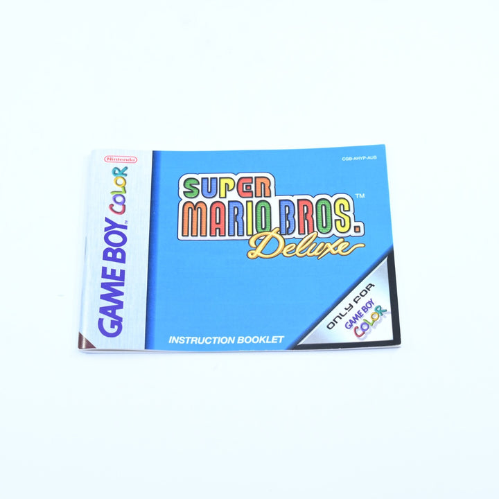 Super Mario Bros. Deluxe - Nintendo Gameboy Color Boxed Game - PAL - NEW BATTERY