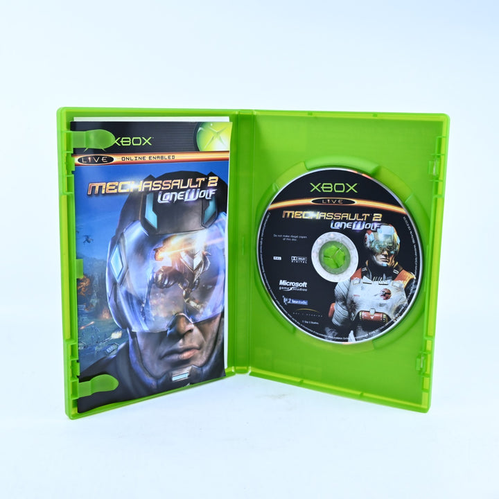 Mechassault 2 Lone Wolf - Original Xbox Game + Manual - PAL - MINT DISC!