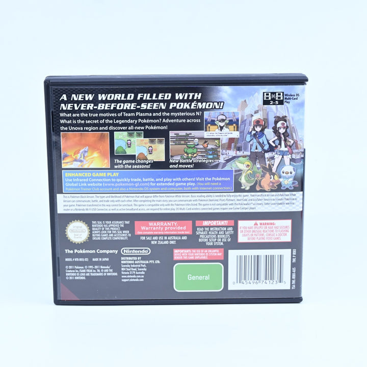 Pokemon Black - Nintendo DS Game - AUS PAL + Manual - FREE POST!