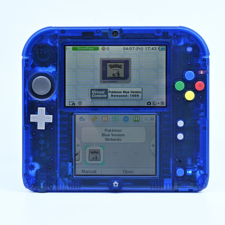 Pokemon Blue Edition - Nintendo 2DS Boxed Console - PAL - FREE POST!