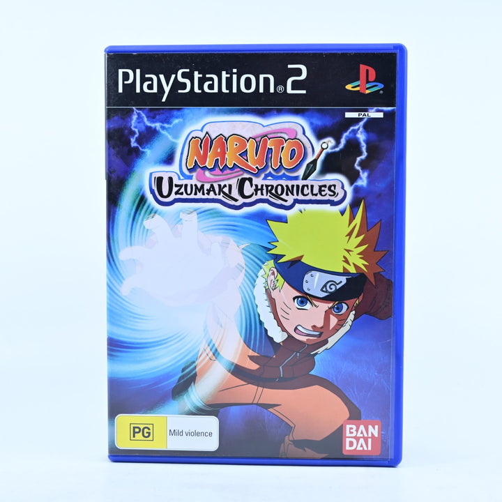 Naruto Uzumaki Chronicles - Sony Playstation 2 / PS2 Game + Manual - PAL
