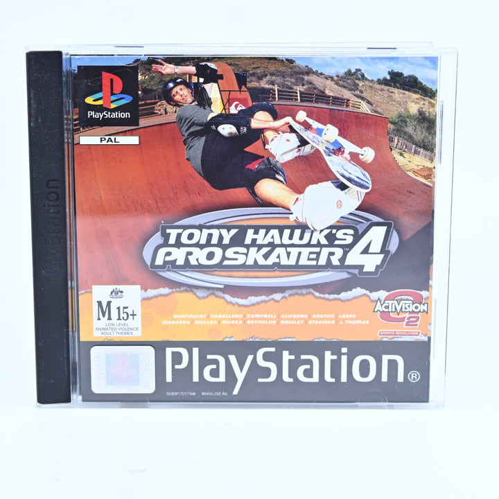 Tony Hawk's Pro Skater 4 - Sony Playstation 1 / PS1 Game + Manual - PAL