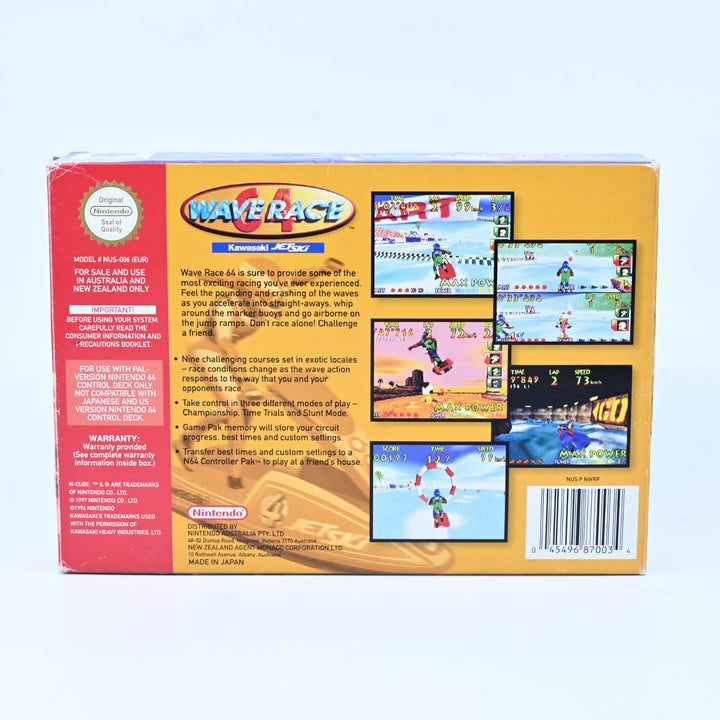 Wave Race 64 - N64 / Nintendo 64 Boxed Game - PAL - FREE POST!