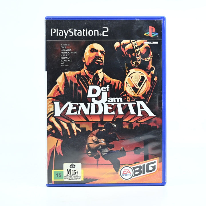 Def Jam Vendetta - Sony Playstation 2 / PS2 Game + Manual - PAL - MINT DISC!