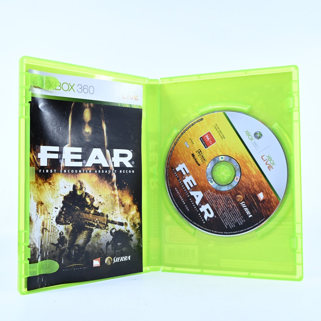 F.E.A.R. - Xbox 360 Game + Manual - PAL - MINT DISC! FEAR