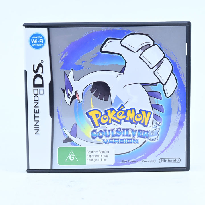 Pokemon SoulSilver - Nintendo DS Game Boxed + PokeWalker + Manual - Soul Silver