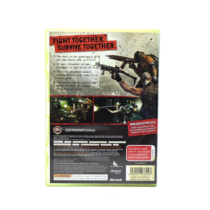 Army of Two: The 40th Day - Xbox 360 Game + Manual - PAL - FREE POST!