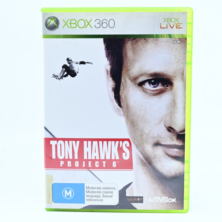 Tony Hawk's Project 8 - Xbox 360 Game + Manual - PAL - MINT DISC!