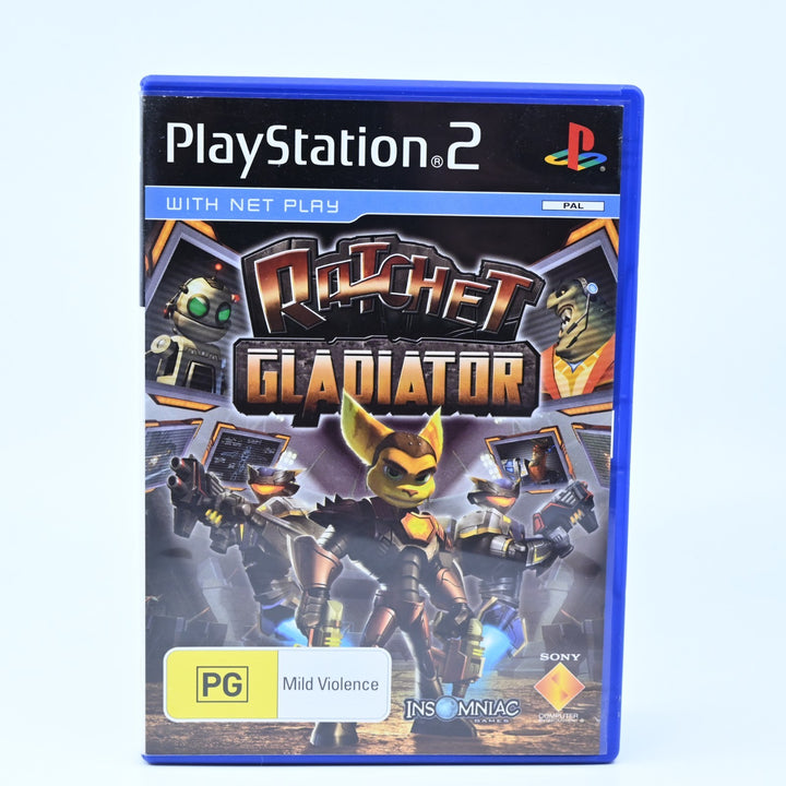 Ratchet Gladiator - Sony Playstation 2 / PS2 Game + Manual - PAL - MINT DISC!