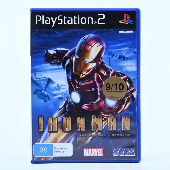 Iron Man - Sony Playstation 2 / PS2 Game + Manual - PAL - MINT DISC!