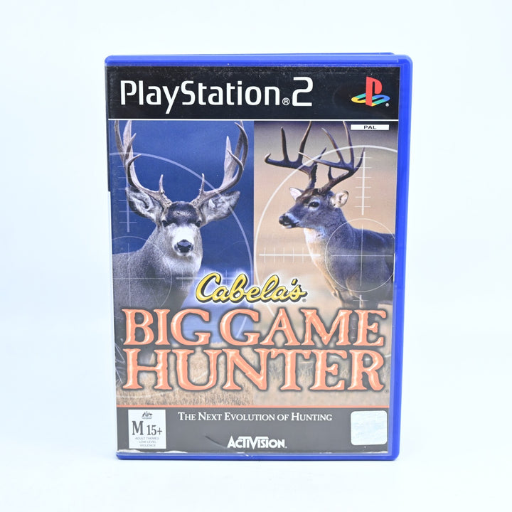 Cabela's Big Game Hunter - Sony Playstation 2 / PS2 Game + Manual - PAL