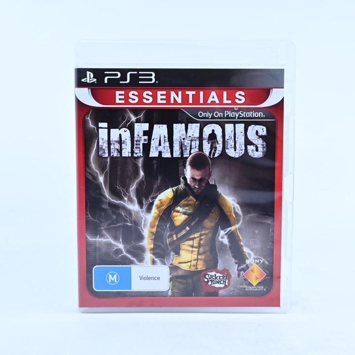 inFAMOUS - Sony Playstation 3 / PS3 Game + Manual - MINT DISC!