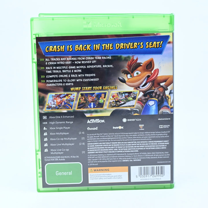 CTR Crash Team Racing Nitro Fueled - Xbox Series X Game - PAL - FREE POST!