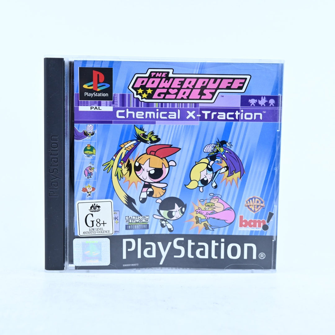 The Powerpuff Girls: Chemical X-traction - Playstation 1 / PS1 Game + Manual