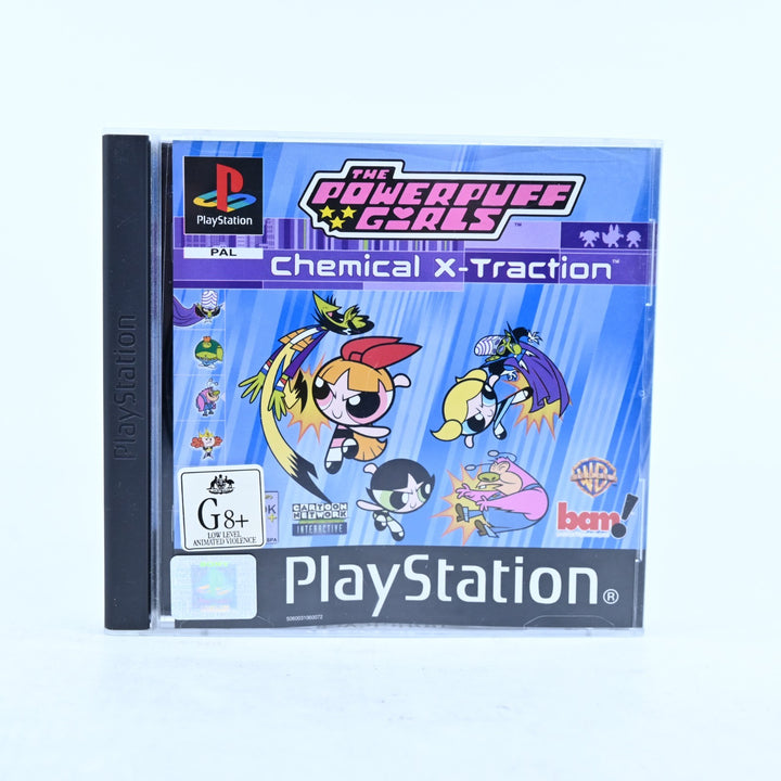 The Powerpuff Girls: Chemical X-traction - Playstation 1 / PS1 Game + Manual