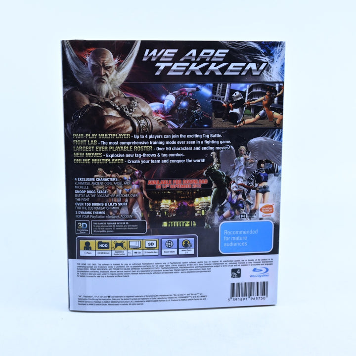 Tekken Tag Tournament 2 - ANZ Edition - Sony Playstation 3 / PS3 Game + Manual