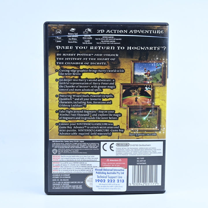 Harry Potter and the Chamber of Secrets - Nintendo Gamecube Game + Manual - PAL