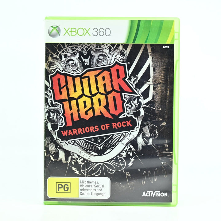 Guitar Hero: Warriors of Rock - Xbox 360 Game + Manual - PAL - MINT DISC!