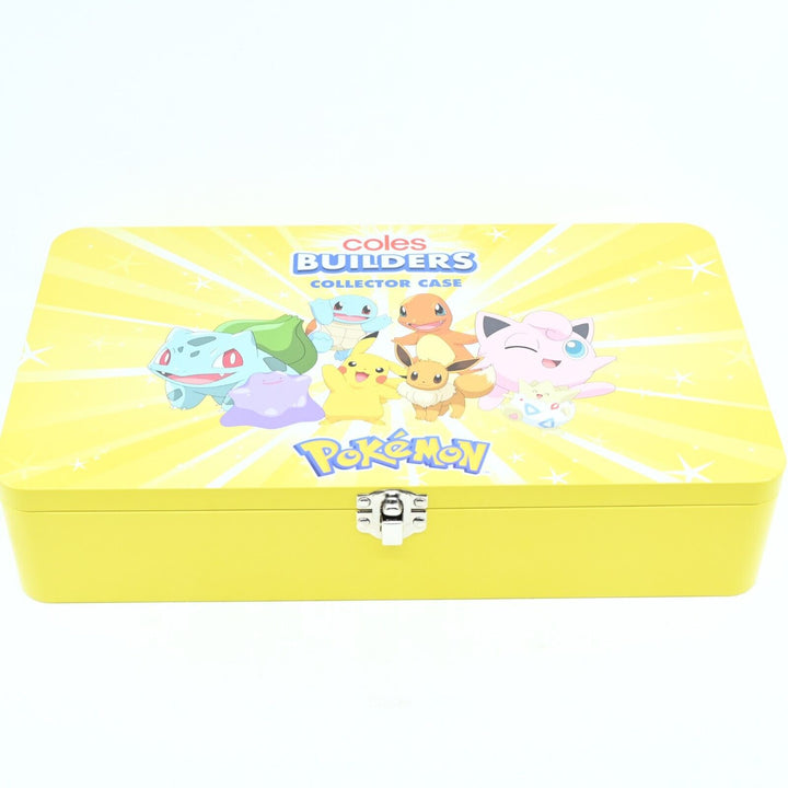 COMPLETE! Coles Builders Pokemon Collectors Case - Toy