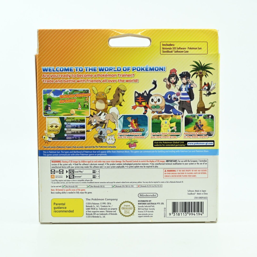 Pokemon Sun - Fan Edition - Nintendo 3DS Game - PAL - FREE POST!