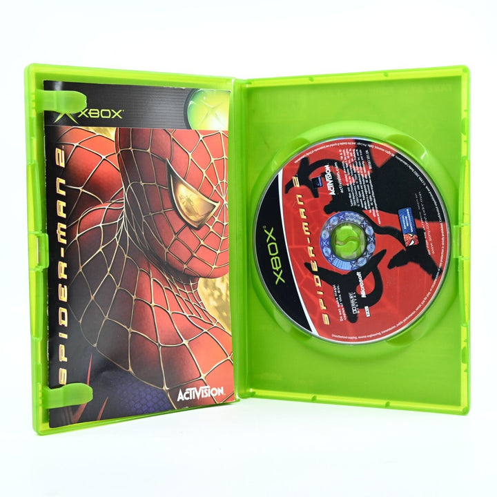 Spider-Man 2 - Original Xbox Game + Manual - PAL - MINT DISC!