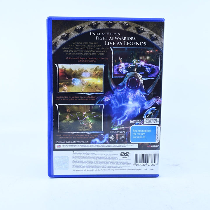 Gauntlet: Seven Sorrows - Sony Playstation 2 / PS2 Game + Manual - PAL