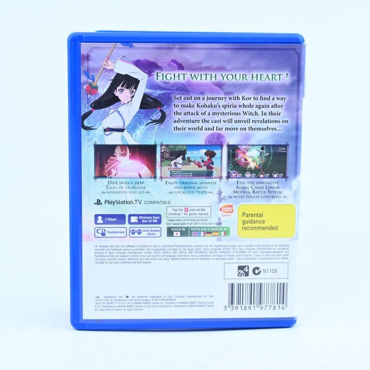Tales of Hearts R - Sony PS Vita Game - FREE POST!