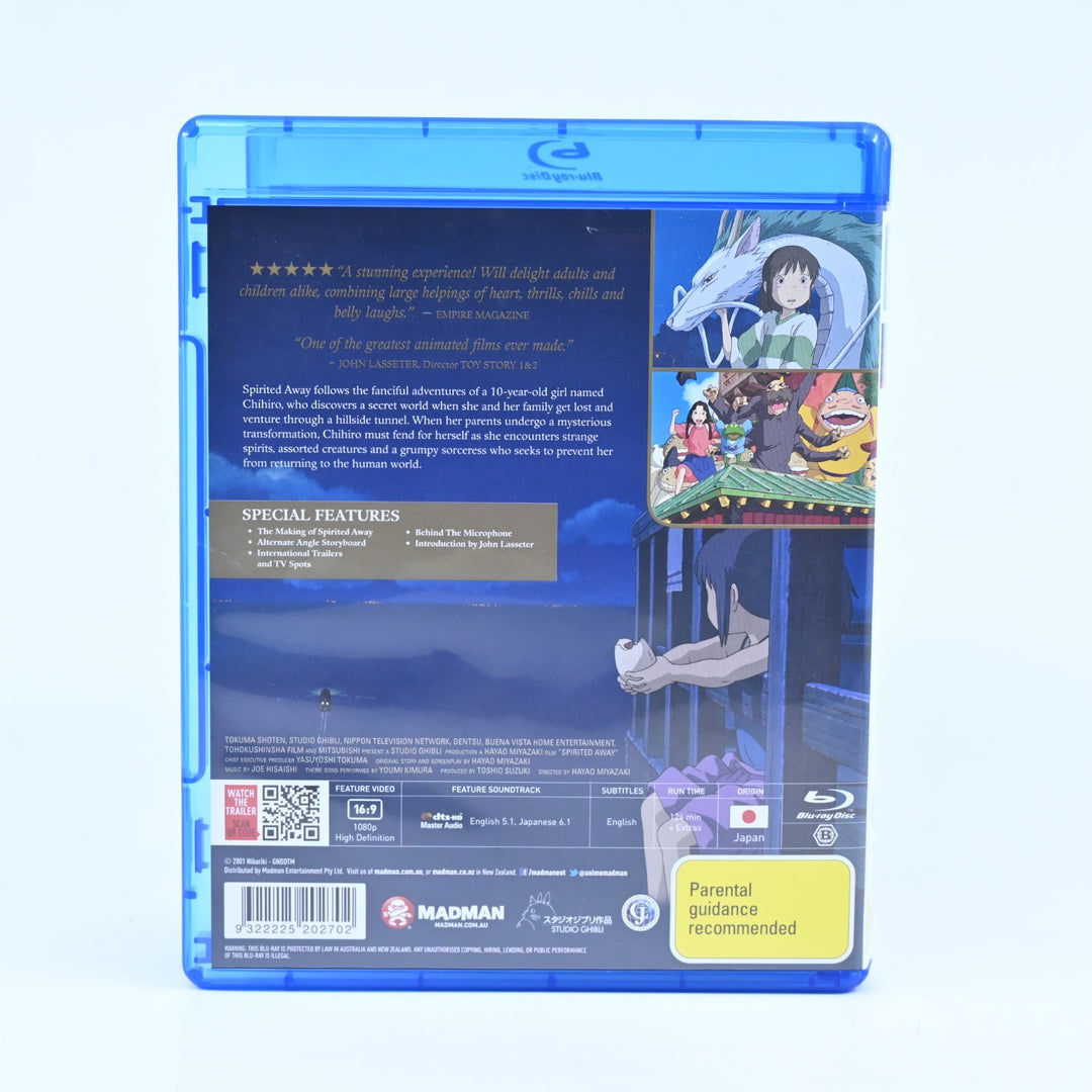 Spirited Away - Studio Ghibli / Madman - Region B - Anime Blu-ray