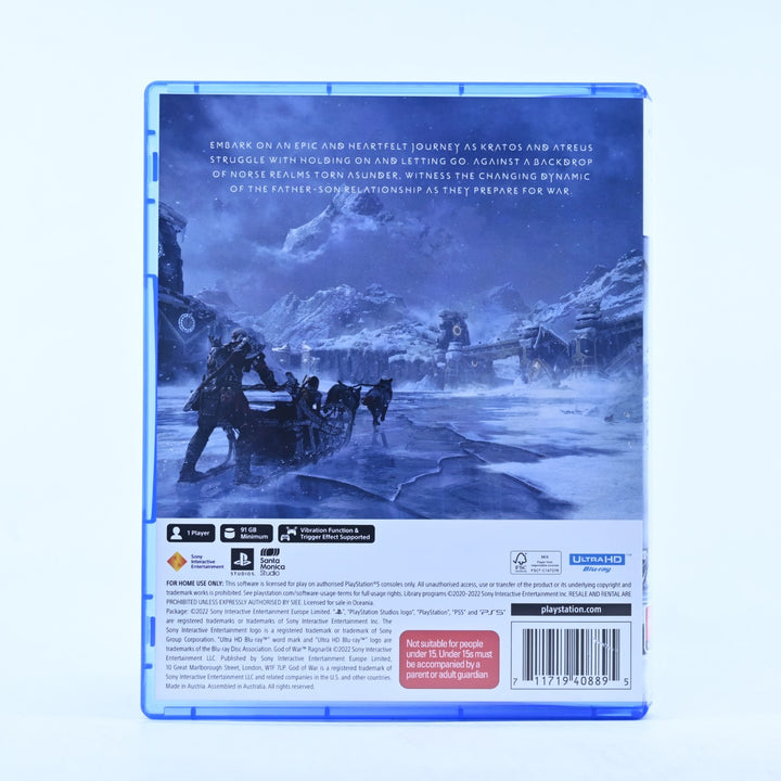 God of War Ragnarok - Sony Playstation 5 / PS5 Game - MINT DISC!