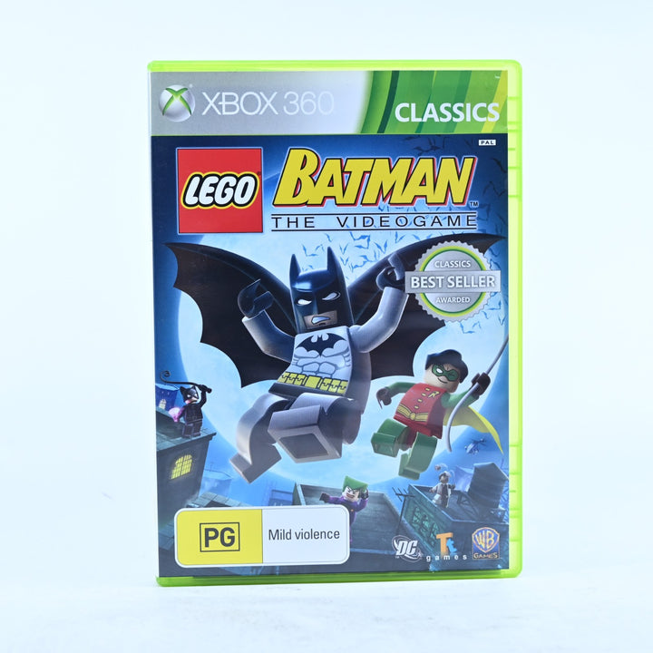 LEGO Batman: The Video Game - Xbox 360 Game + Manual - PAL - MINT DISC!