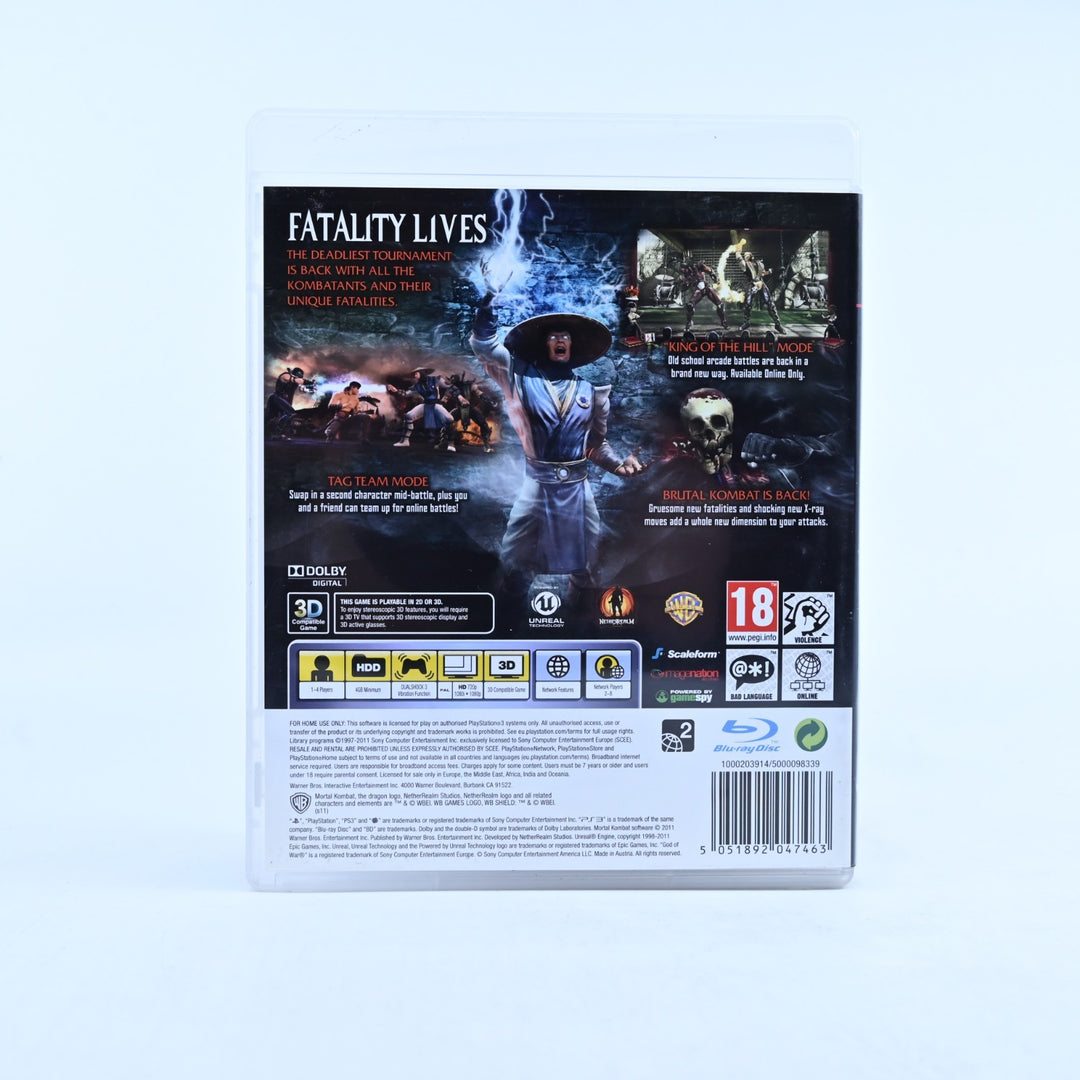 Mortal Kombat - Sony Playstation 3 / PS3 Game + Manual - MINT DISC!