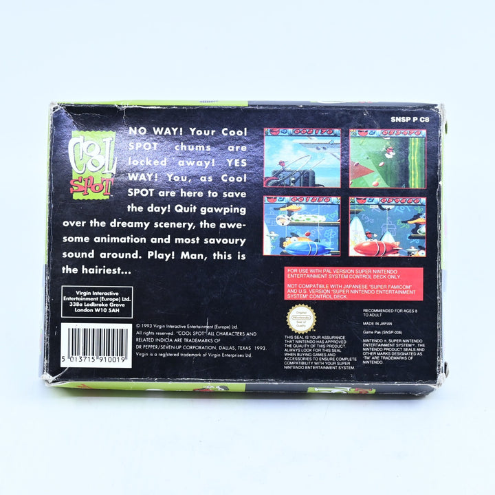 Cool Spot - Super Nintendo / SNES Boxed Game - PAL - FREE POST!