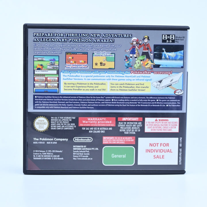 Pokemon SoulSilver - Nintendo DS Game - AUS PAL + Manual - Soul Silver