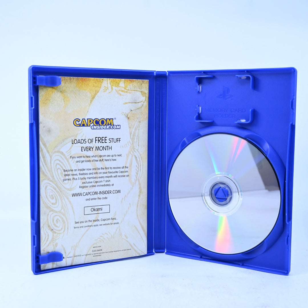 Okami - Sony Playstation 2 / PS2 Game + Manual - PAL - MINT DISC!