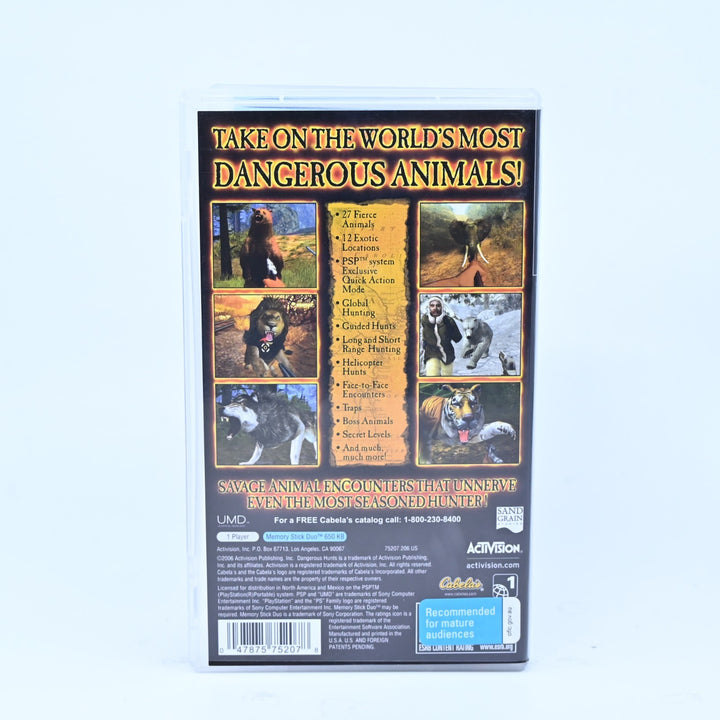 Cabela's Dangerous Hunts: Ultimate Challenge - Sony PSP Game + Manual