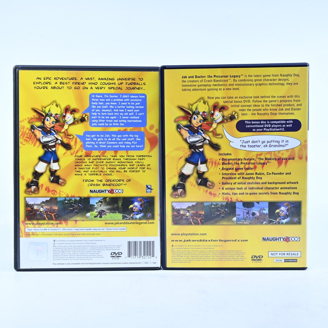 Jak and Daxter: The Precursor Legacy - PS2 Game + DVD + Manual - PAL