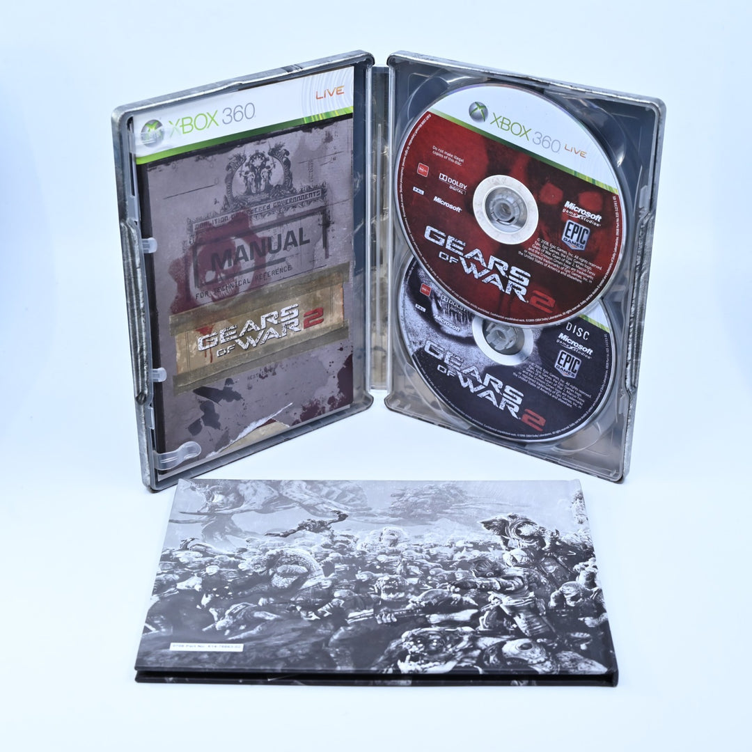 Gears of War 2 Limited Edition - Xbox 360 Game + Manual - PAL - MINT DISC!