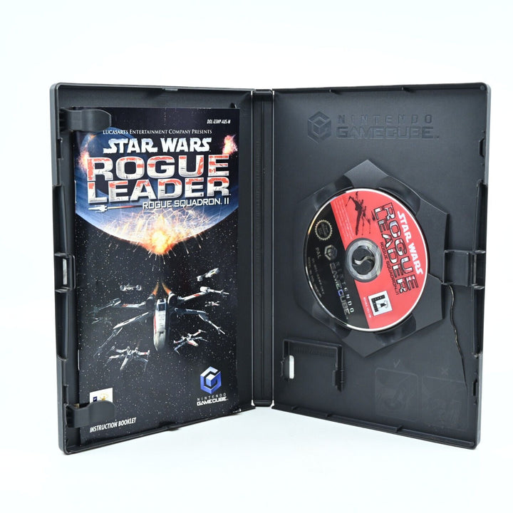 Star Wars Rogue Squadron II Rogue Leader - Nintendo Gamecube Game + Manual - PAL