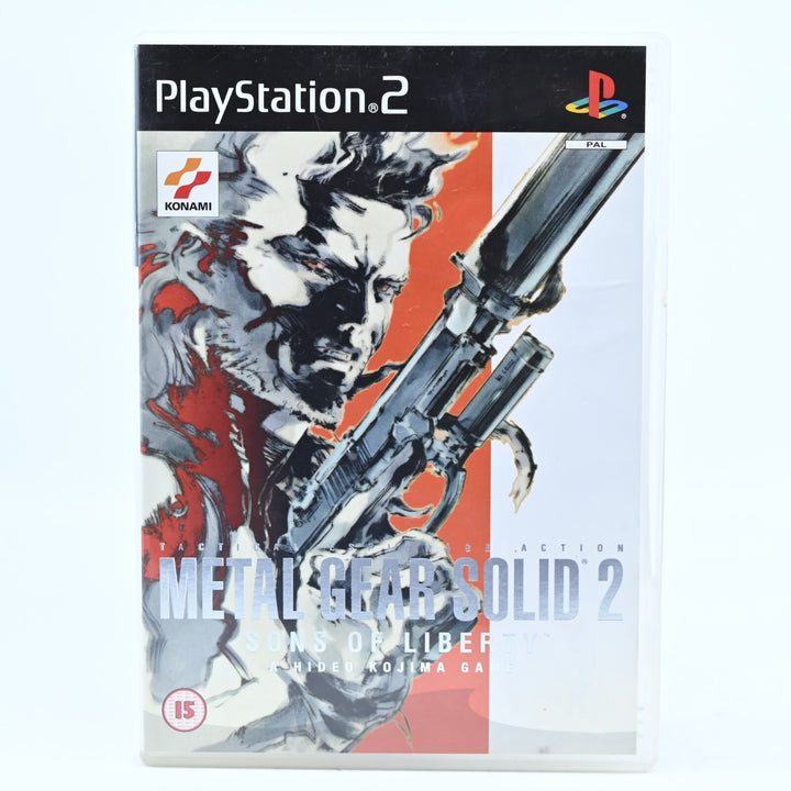 Metal Gear Solid 2: Sons of Liberty - Sony Playstation 2 / PS2 Game - No Manual