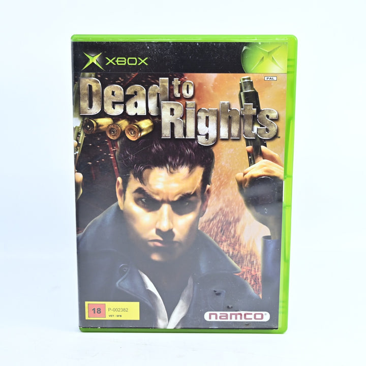 Dead to Rights - Original Xbox Game + Manual - PAL - MINT DISC!