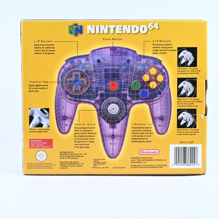 Twin Controller Pack - N64 / Nintendo 64 Boxed Console - PAL - FREE POST!