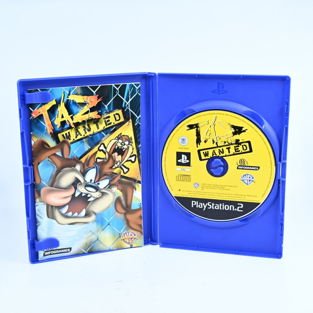 Taz Wanted - Sony Playstation 2 / PS2 Game + Manual - PAL - MINT DISC!