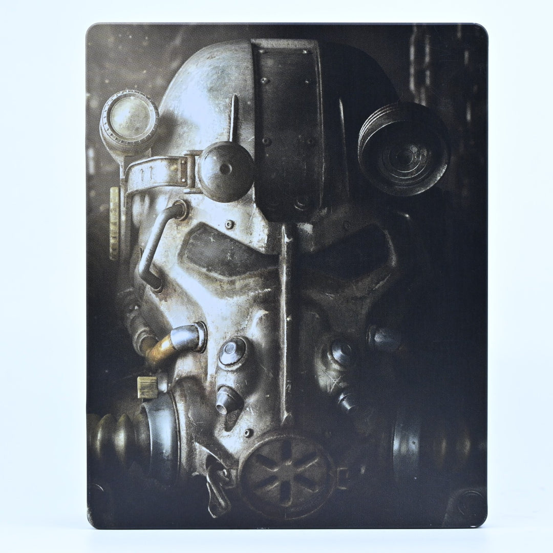 LIKE NEW! Fallout 4 - Steelbook + Perk Poster - Xbox One