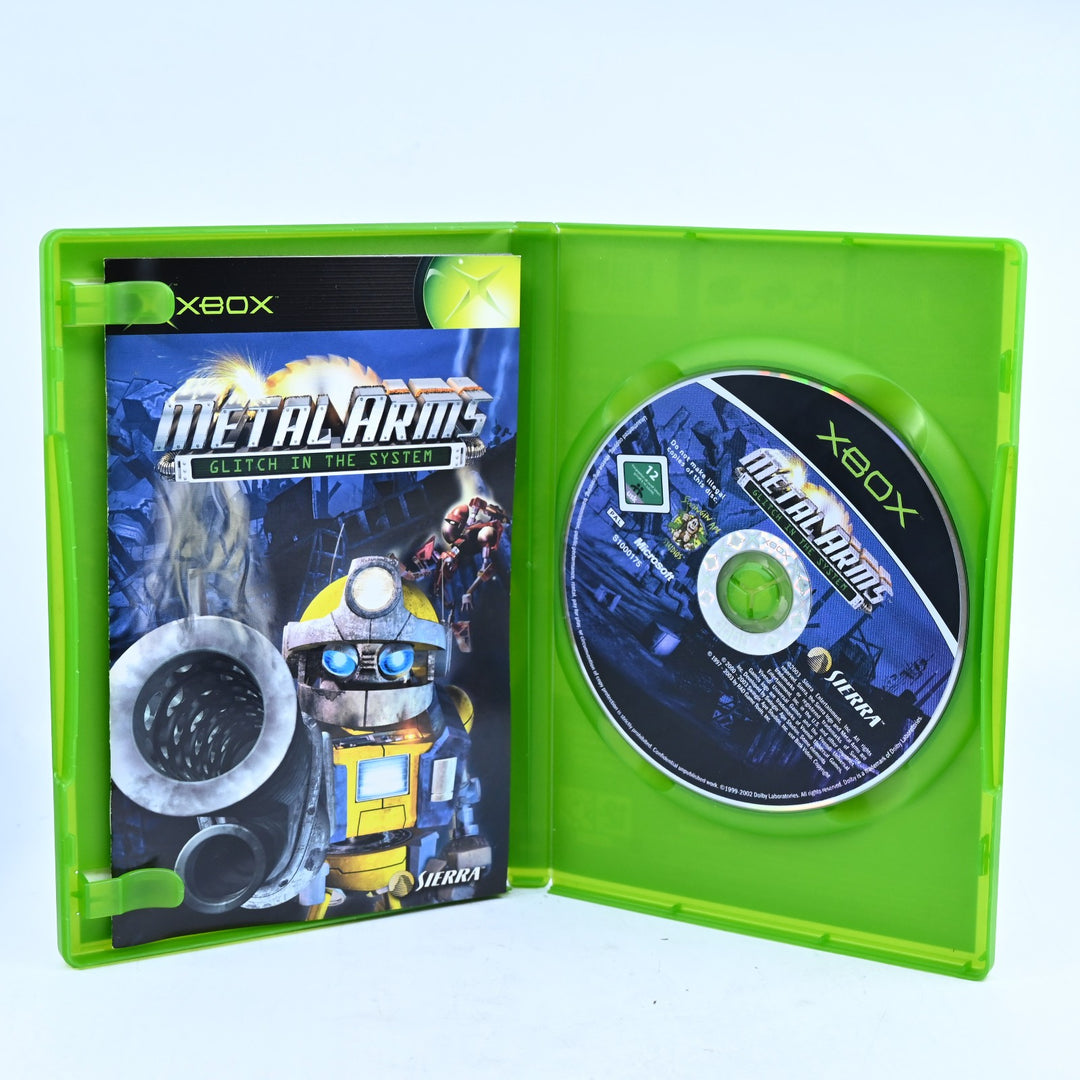 Metal Arms: Glitch In The System - Original Xbox Game + Manual - PAL