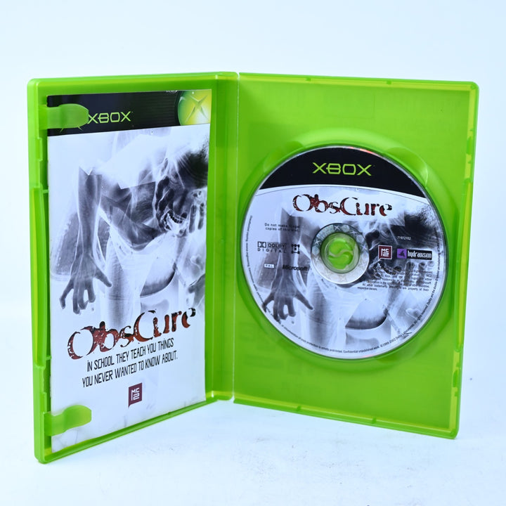 Obscure - Original Xbox Game + Manual - PAL - MINT DISC!