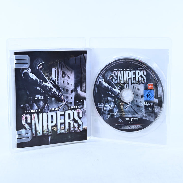 Snipers: Invisible Silent Deadly - Sony Playstation 3 / PS3 Game + Manual
