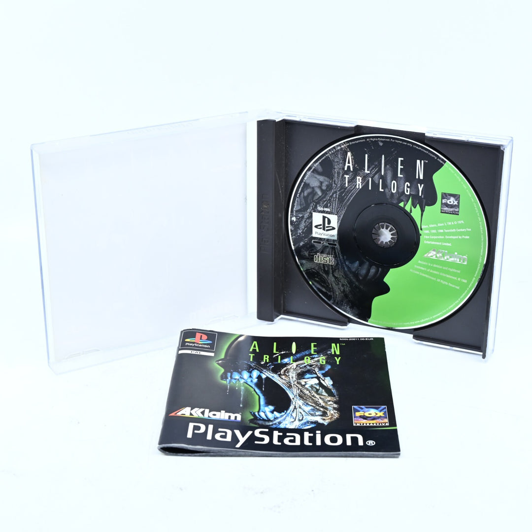 Alien Trilogy - Sony Playstation 1 / PS1 Game + Manual - PAL - MINT DISC!