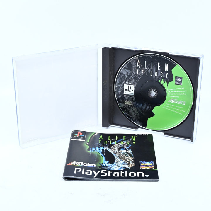 Alien Trilogy - Sony Playstation 1 / PS1 Game + Manual - PAL - MINT DISC!